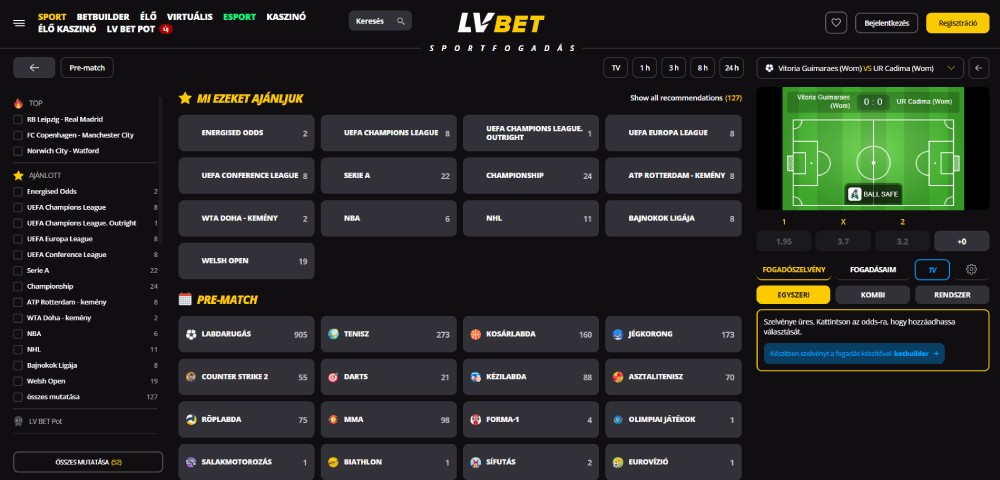 LV BET sportfogadás